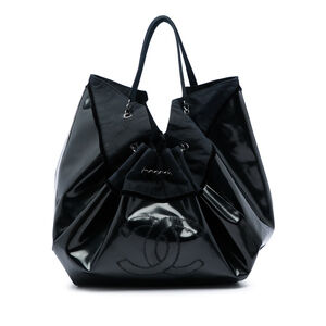 Pre-Loved Chanel Large Patent Stretch Spirit Cabas Tote